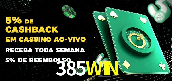 Promoções do cassino ao Vivo 385WIN